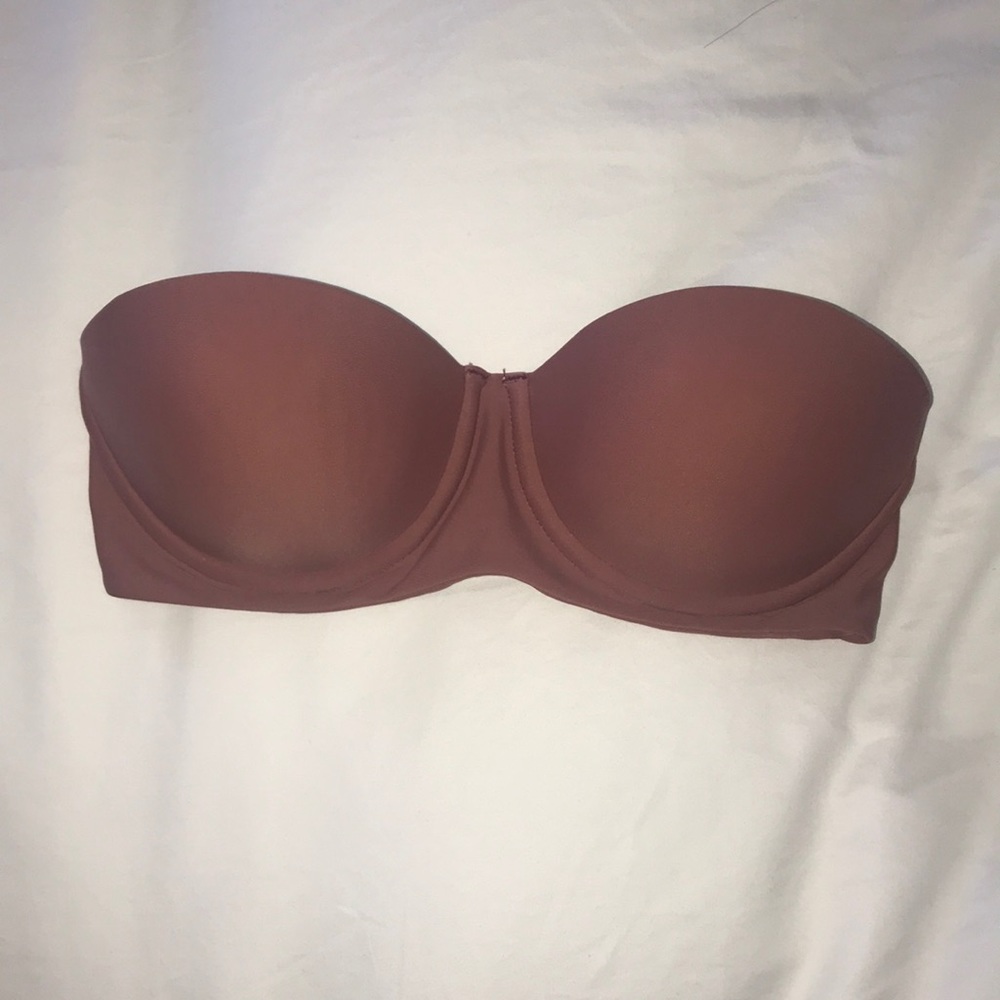 MIKOH - strapless bandeau swim top - Lightly worn